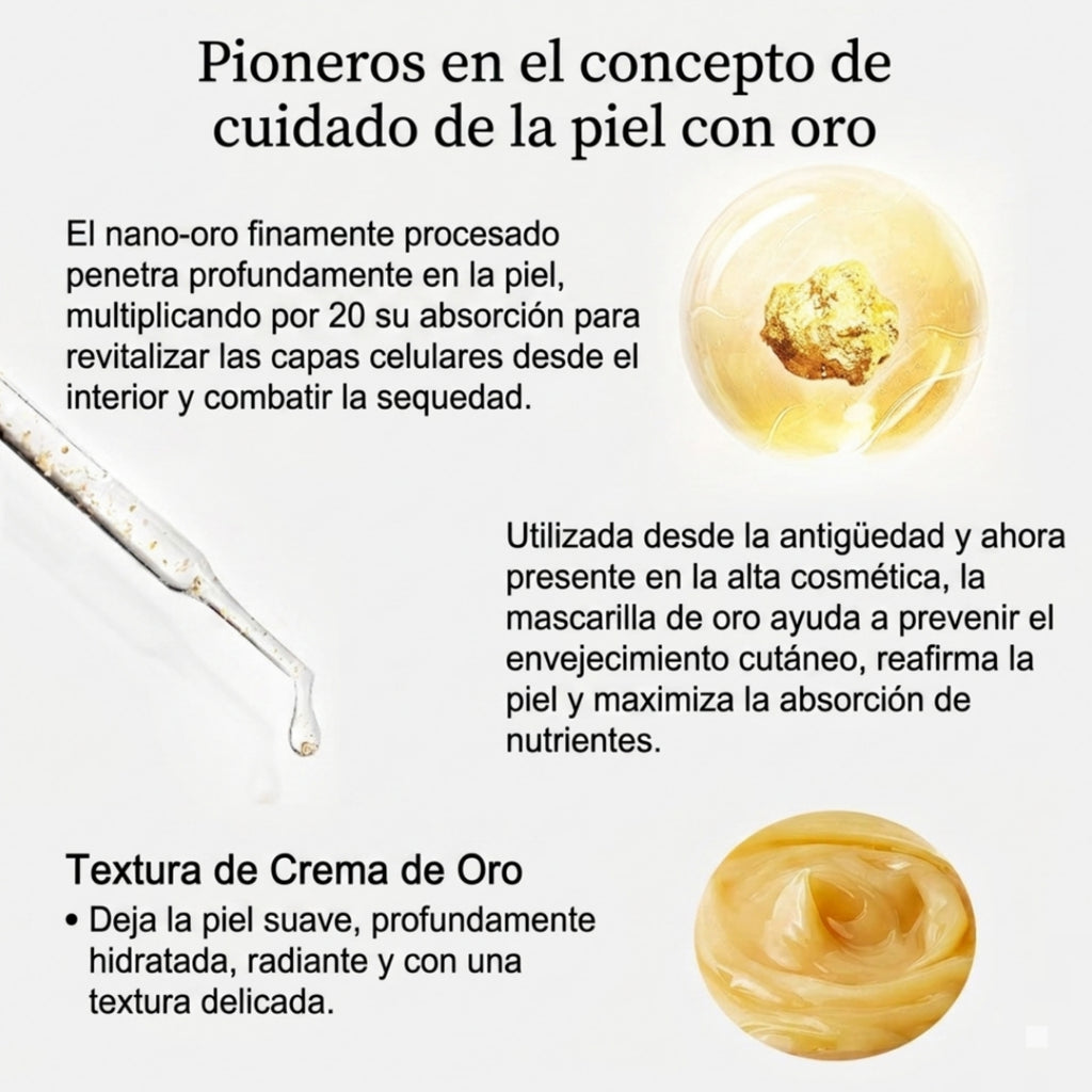 Mascarilla Facial Dorada Peel-Off Antiedad | Limpia Poros y Elimina Puntos Negros – Pack de 2